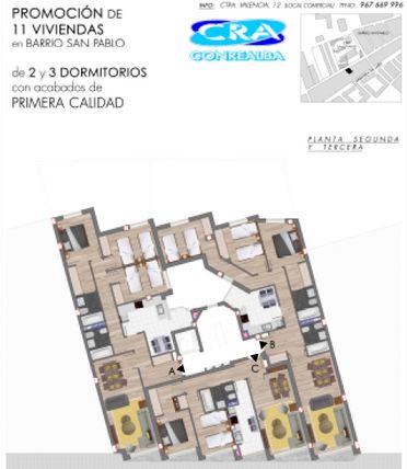 Conrealba planta segunda y tercera